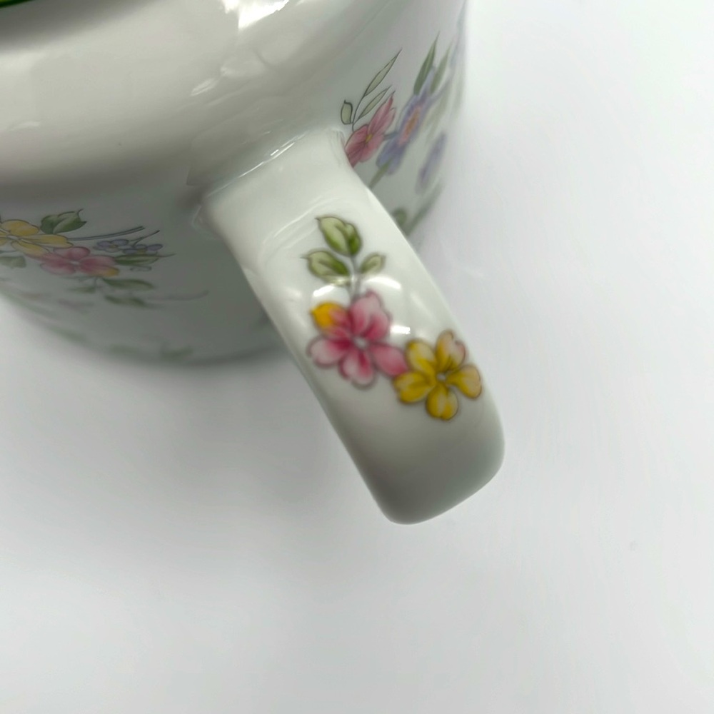 Vintage 1960s Floral Pastel Porcelain Teapot “Corona” from Andrea by Sadek Japan - Picture 10 of 15